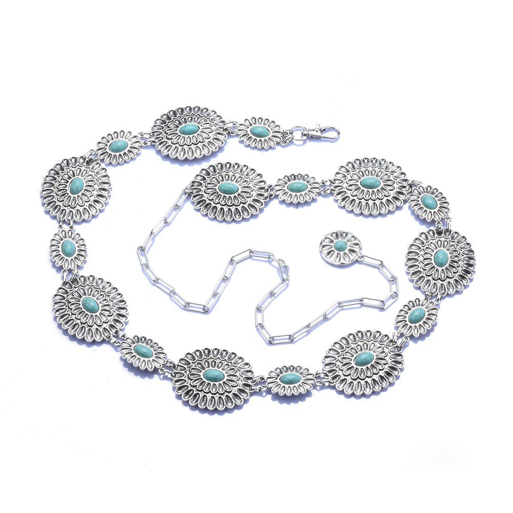 Ethnic Boho Fashion - 2025 جديد الهندي الفضة مطلي خمر