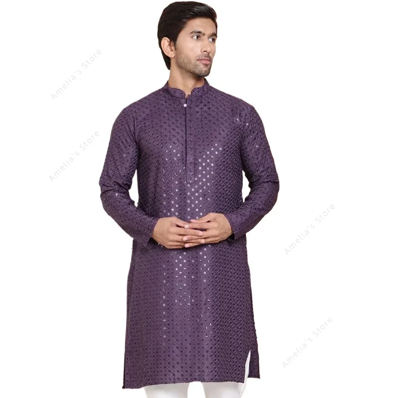 قميص طويل خفيف الوزن من القطن  - مراجعة Kurta Men Cotton وسعره