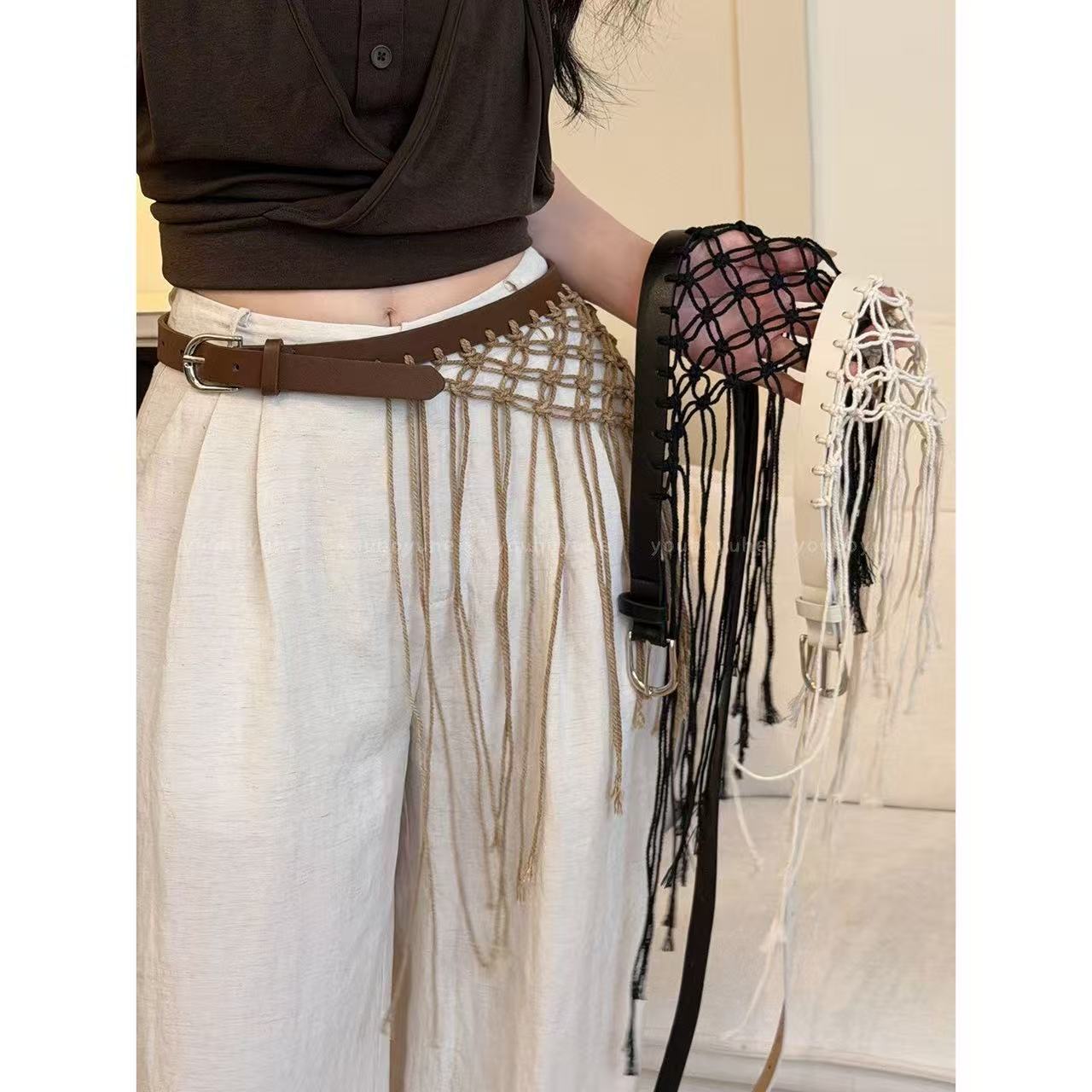 أحزمة خصر كاجوال بنمط Y2K مع ش - مراجعة Ethnic Boho Fashion وسعره