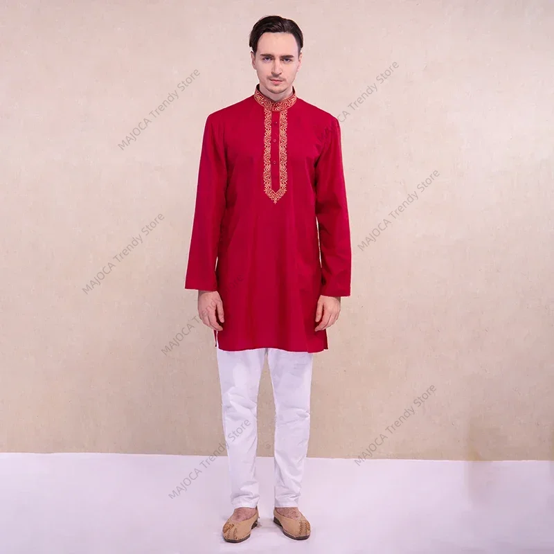 فستان هندي للرجال قميص كورتاس  - مراجعة Kurta Men Cotton وسعره