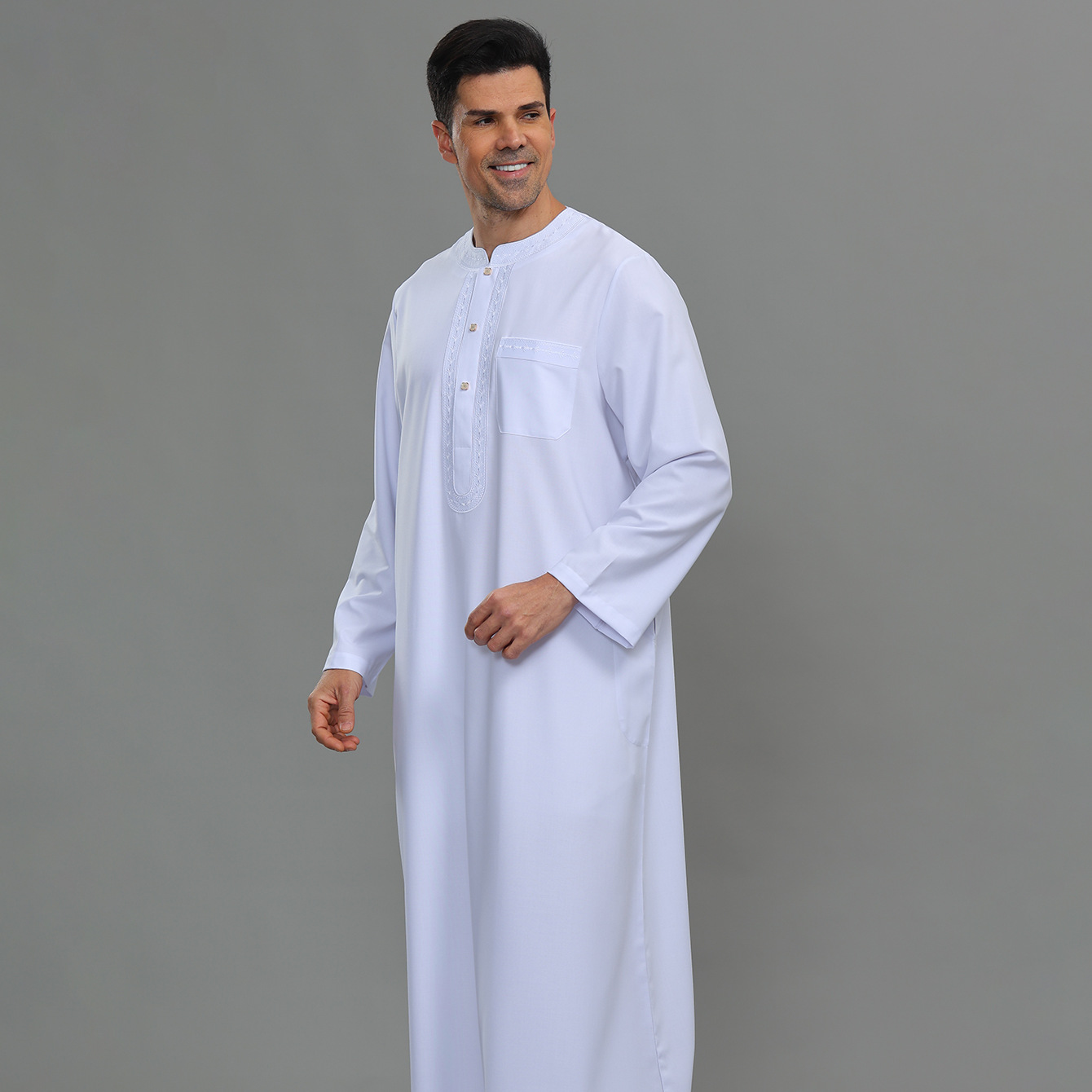 ثوب رجالي كافتان بأزرار أمامية - مراجعة Kurta Men Cotton وسعره